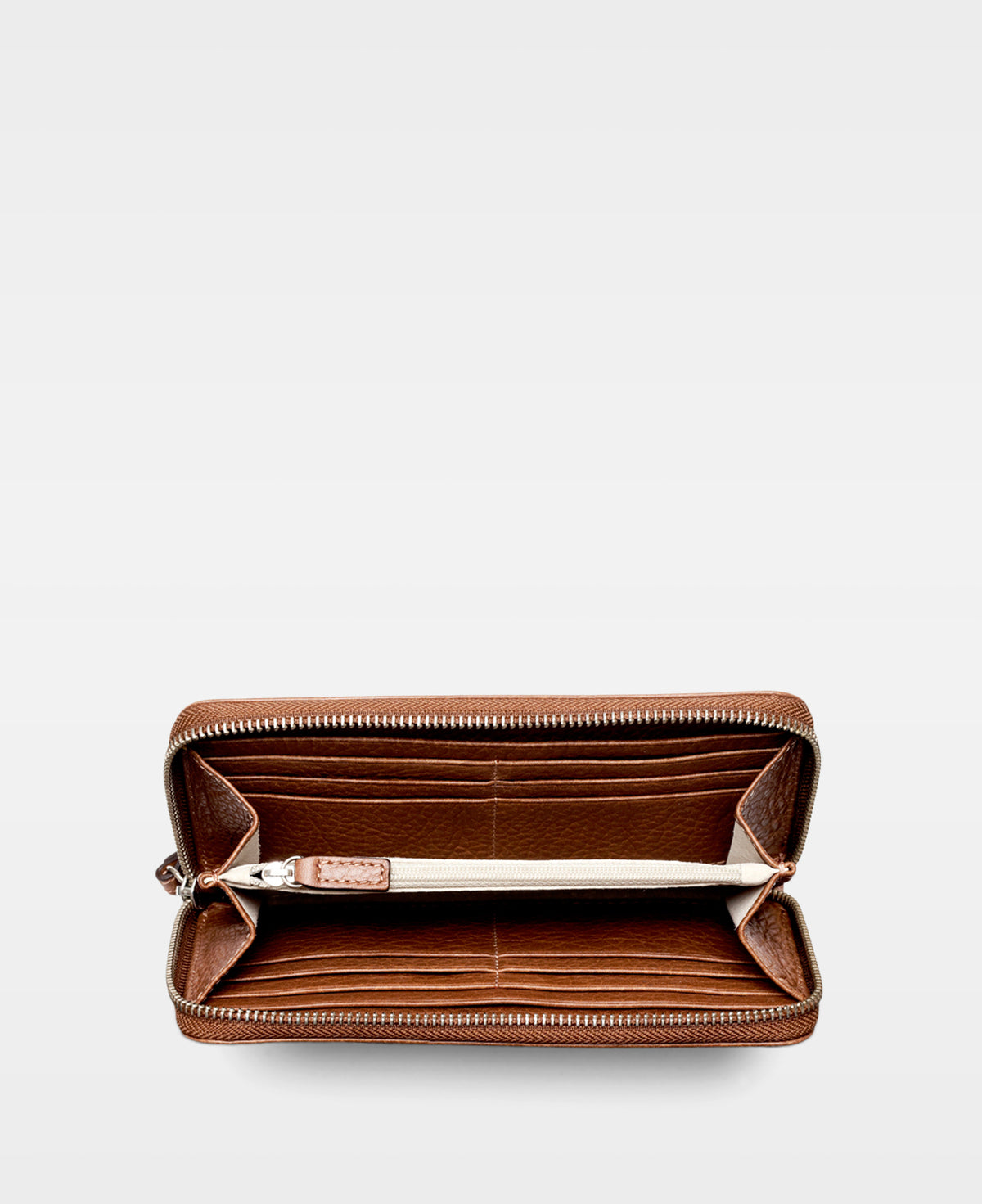 DECADENT COPENHAGEN ERIN zip wallet Punge Cognac