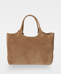 ELOUISE big tote - Suede Tan