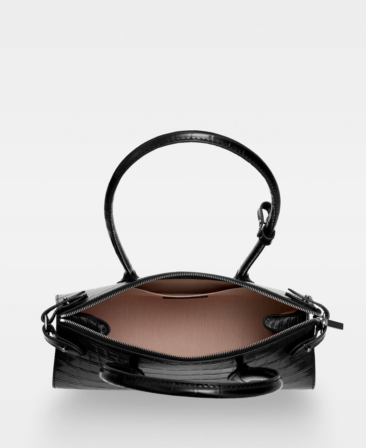 CECI shoulder shopper - Croco black