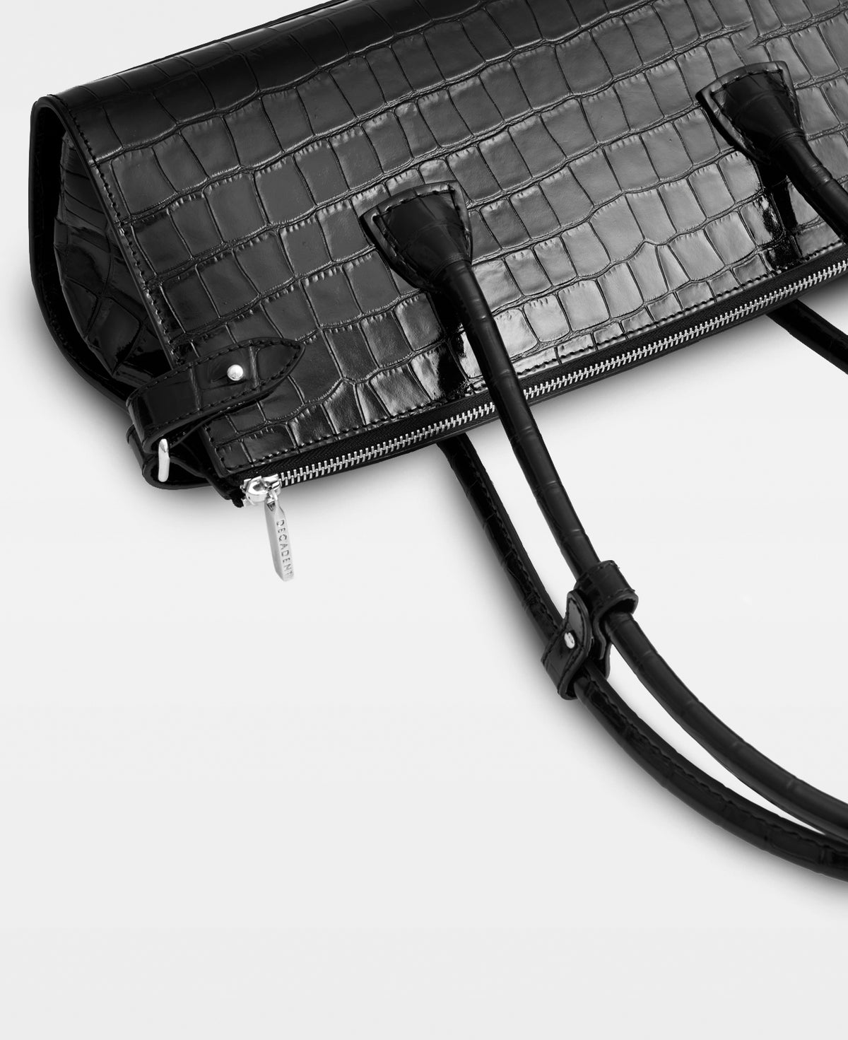 CECI shoulder shopper - Croco black