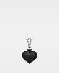 SMALL HEART key ring - Black