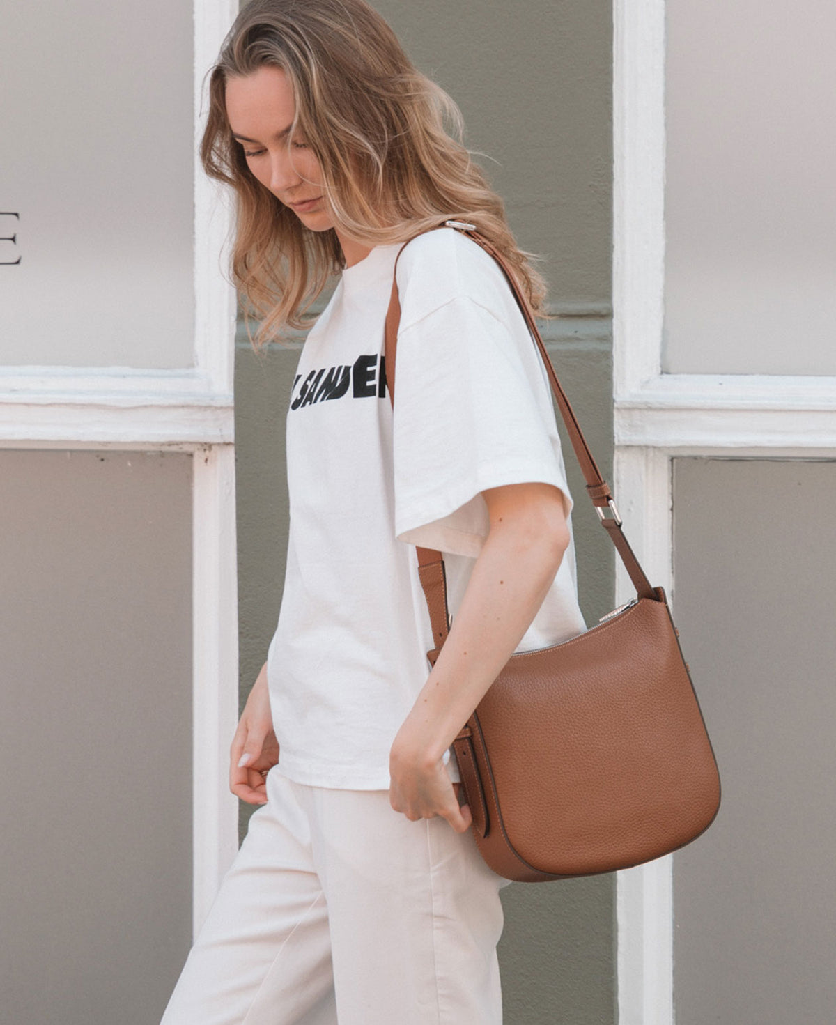 CHARLENE crossbody bag - Cognac