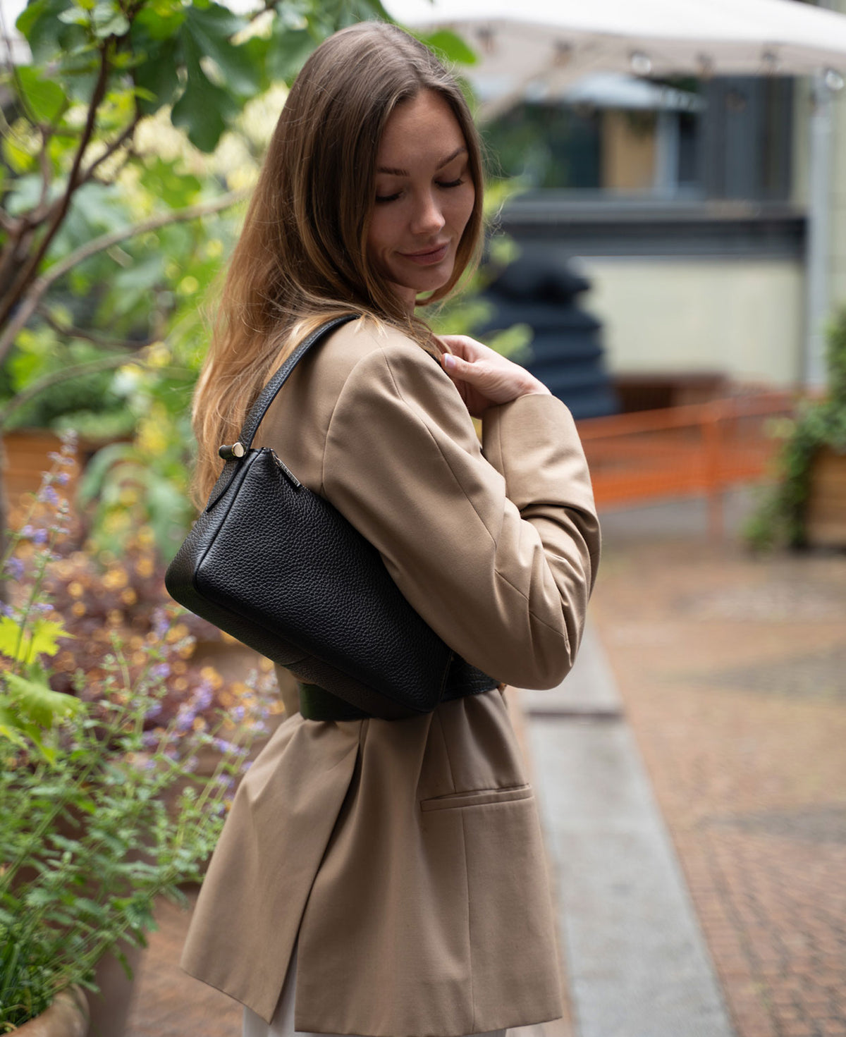 JANINE skuldertaske - Black