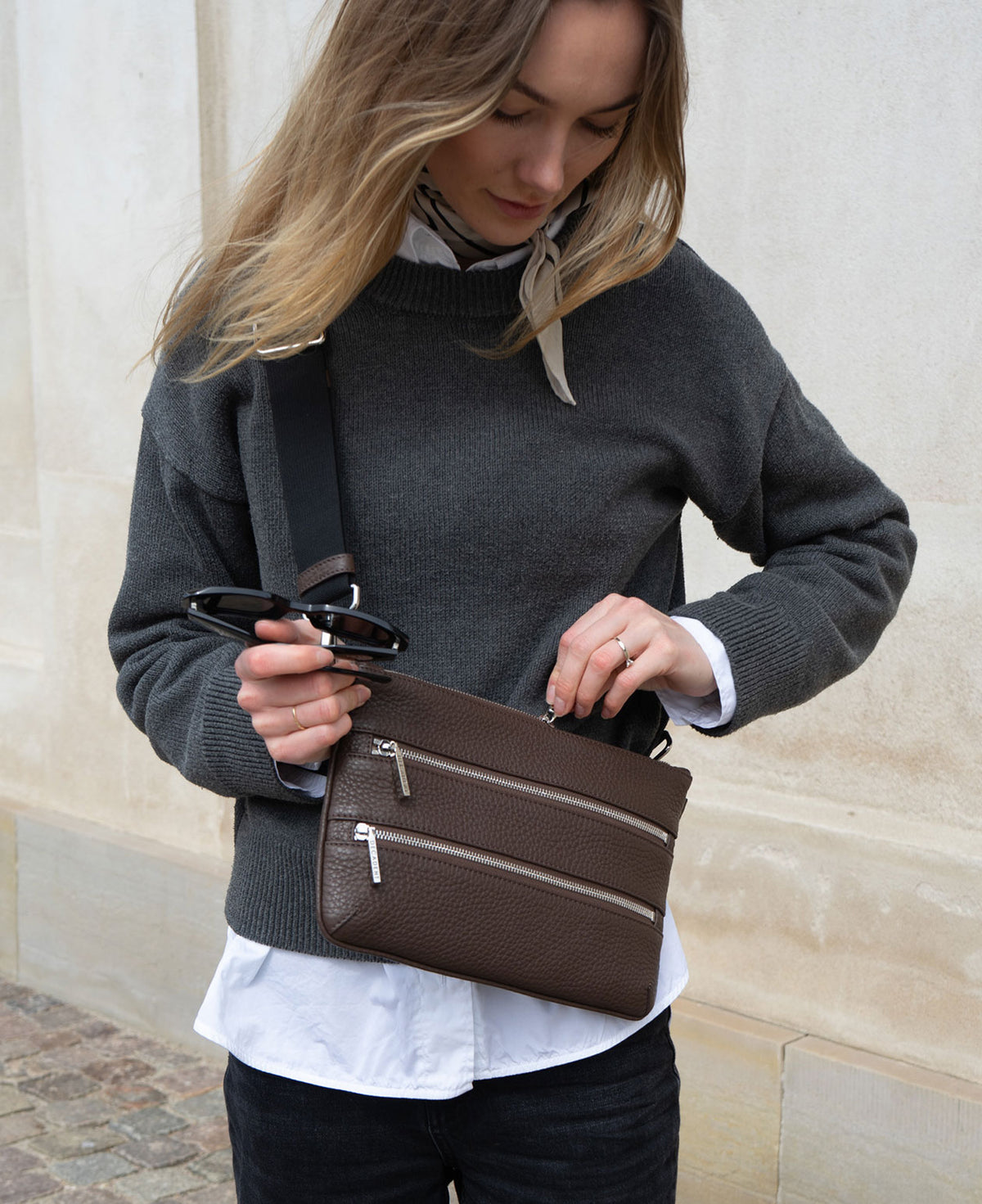 JESSIE bæltetaske - Mocha