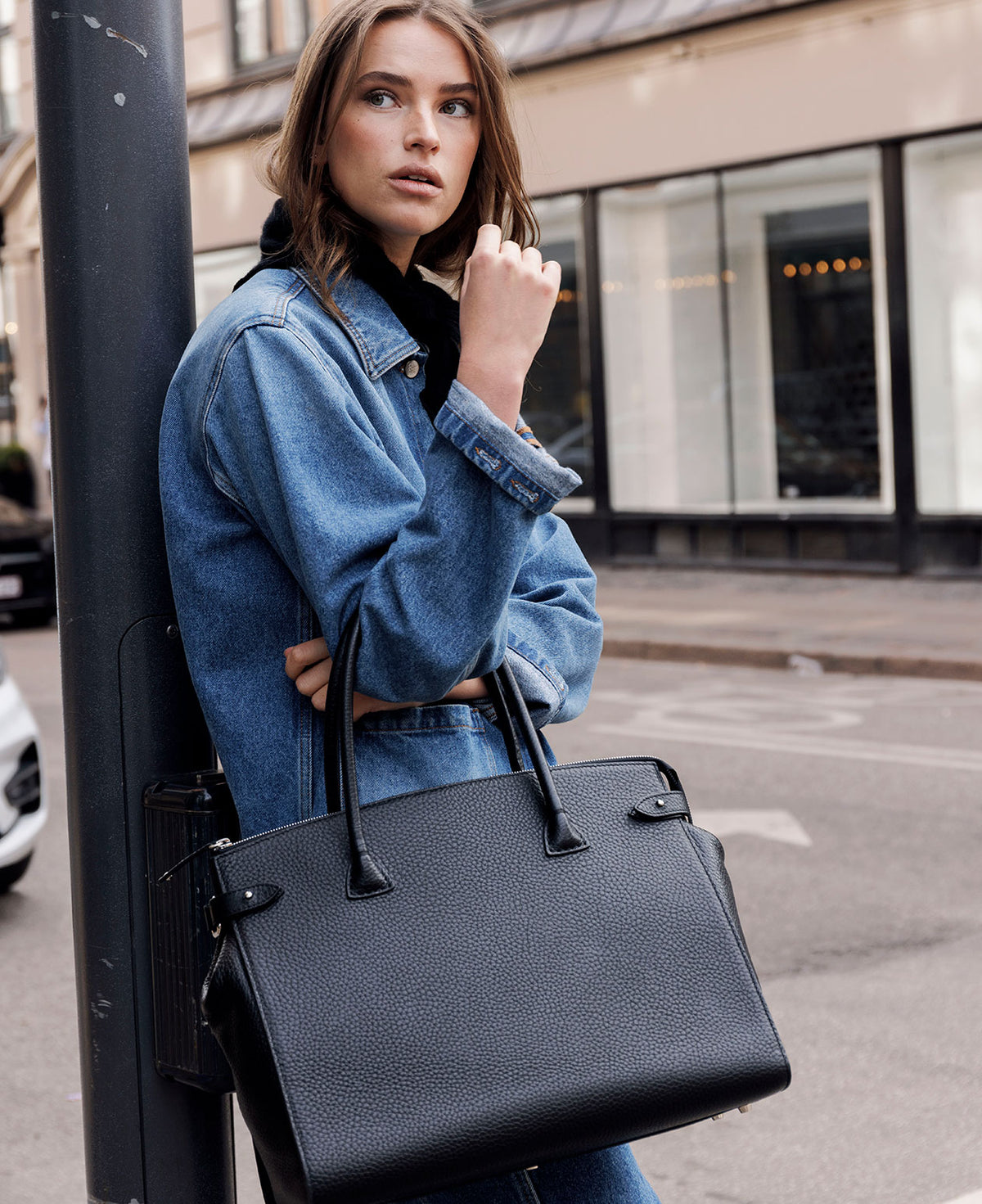 DECADENT COPENHAGEN MERYL big shopper Shoppere Black