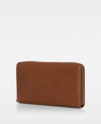 DECADENT COPENHAGEN ERIN zip wallet Punge Cognac 