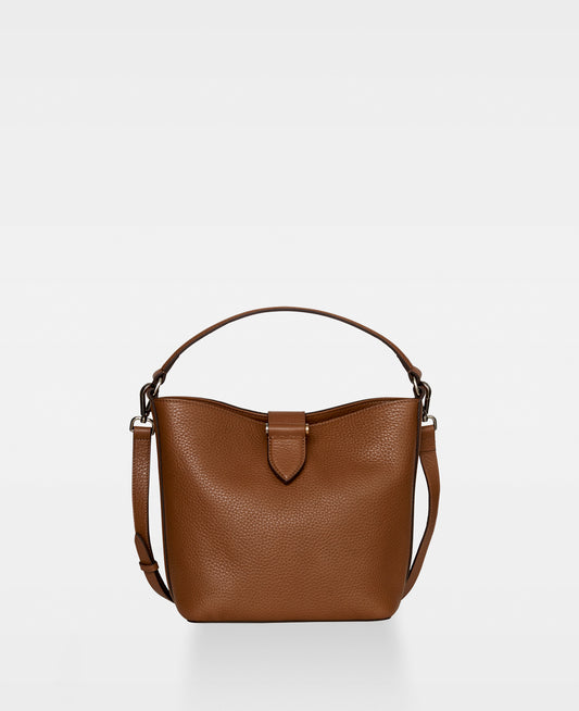 DECADENT COPENHAGEN LEXIE small bucket bag Håndtasker Cognac 
